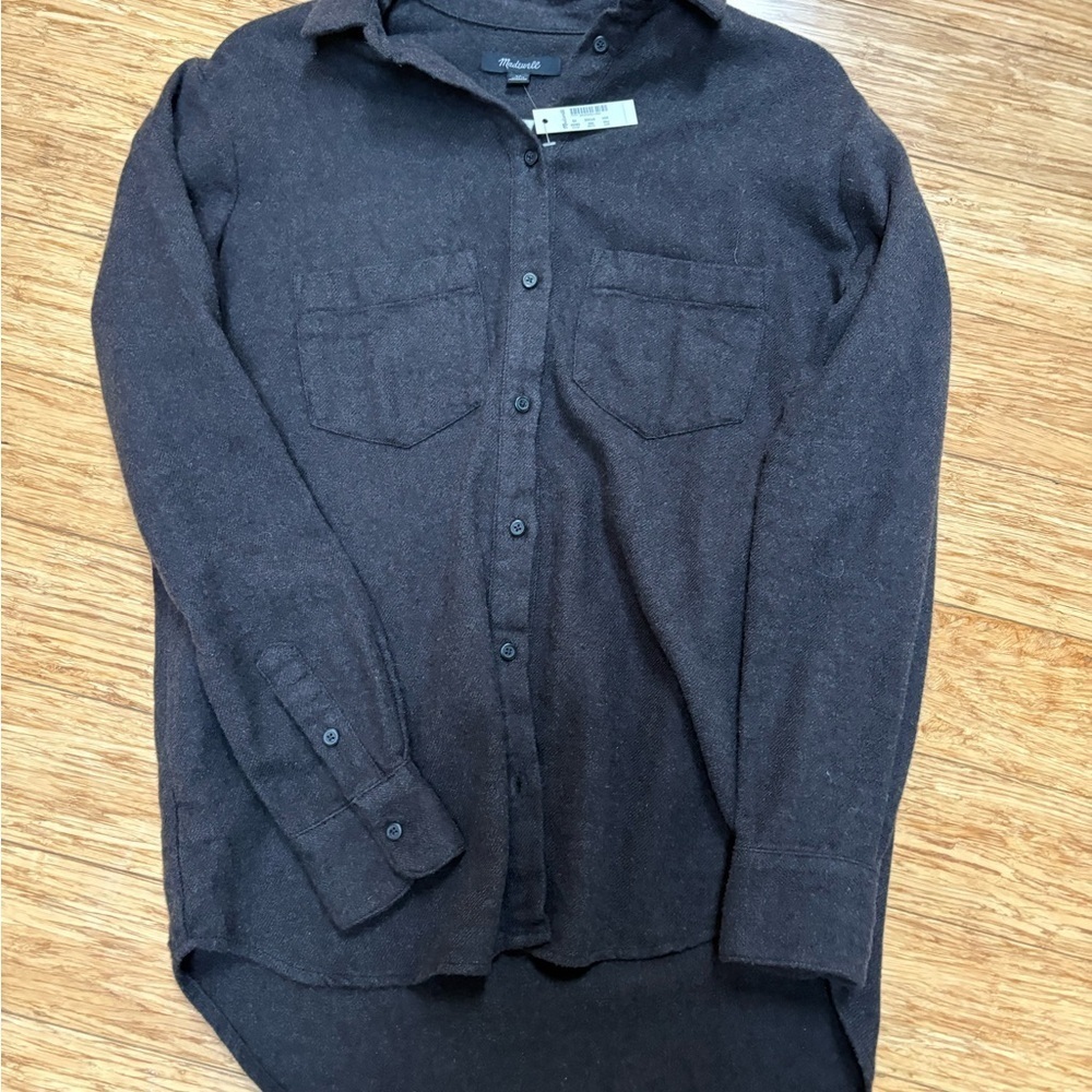 Madewell Sunday flannel shirt - Picture 3 of 3